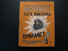 Vintage beeldverhaal Lex Brand, Dynamiet...1948.