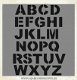 Sjabloon letters alfabet sierlijk groot en klein - 2 - Thumbnail