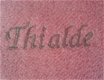 roze ster labeldoekje inclusief naam borduren - 3 - Thumbnail