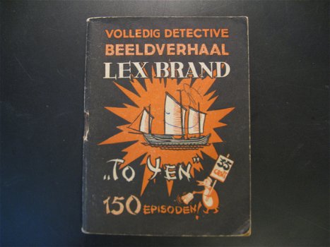 Vintage beeldverhaal Lex Brand, To Yen...1948. - 1