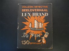 Vintage beeldverhaal Lex Brand, To Yen...1948.