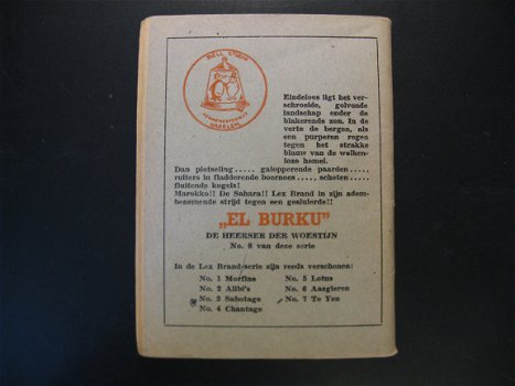 Vintage beeldverhaal Lex Brand, To Yen...1948. - 5