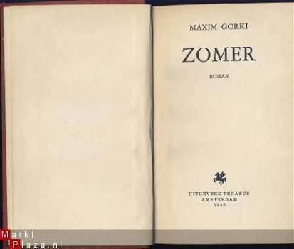 MAXIM GORKI**ZOMER**1949**PEGASUS**+MULK RAT ANAND**PARIA** - 1