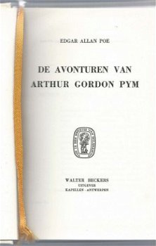 EDGAR ALLAN POE**DE AVONTUREN VAN ARTHUR GORDON PYM**BECKERS - 2