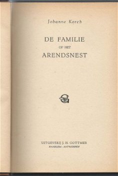 JOHANNE KORCH**DE FAMILIE OP HET ARENDSNEST**DEENSE AUTEUR** - 2