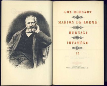 VICTOR HUGO**AMY ROBSART+MARION DE LORME*ROMANESQUES N° 12* - 2