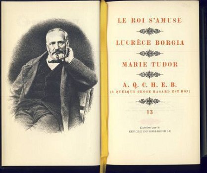 VICTOR HUGO**LE ROI S'AMUSE+LUCRECE BORGIA*ROMANESQUES N° 13 - 3