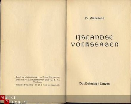 H. WELLEKENS**IJSLANDSE VOLKSSAGEN**SOFTCOVER DAVIDSFONDS - 2