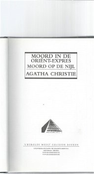 AGATHA CHRISTIE**1.MOORD IN DE ORIENT-EXPRES.2.MOORD OP DE NIJL**READERS DIGEST HARDCOVER..** - 3