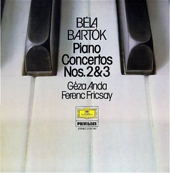 LP - Béla Bartók - Klavierkonzerte 2&3 - Géza Anda, piano - 0