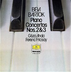LP - Béla Bartók - Klavierkonzerte 2&3 - Géza Anda, piano