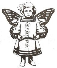SALE NIEUW Unmounted stempel Fairy Sweets Angel Girl 4 van Oxford Impressions.