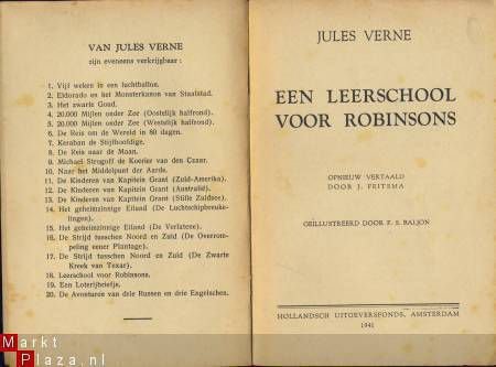 JULES VERNE**EEN LEERSCHOOL VOOR ROBINSONS*HOLLANDSCH - 3