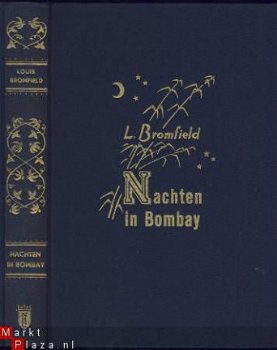 LOUIS BROMFIELD*NACHTEN IN BOMBAY**ZWARTE LINNEN HARDCOVER - 1