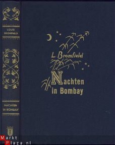 LOUIS BROMFIELD*NACHTEN IN BOMBAY**ZWARTE LINNEN HARDCOVER