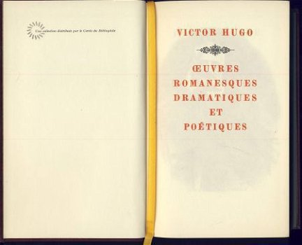 VICTOR HUGO**HAN D' ISLANDE**OEUVRES ROMANESQUES N° 6** - 3