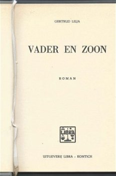 GERTRUD LILJA**VADER EN ZOON**ZWEEDSE LITERATUUR - 2