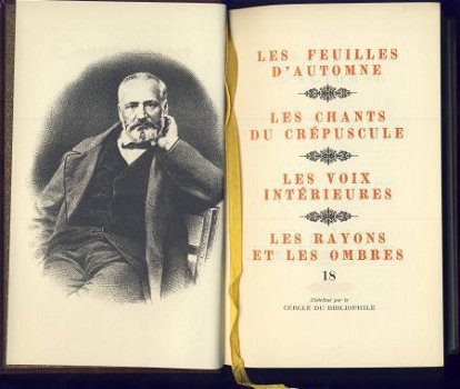 VICTOR HUGO**1.LES FEUILLES D' AUTOMNE.**ROMANESQUES N° 18** - 2