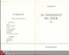 SIDONIE GABRIELLE COLETTE**LA NAISSANCE DU JOUR**FLAMMARION* - 3 - Thumbnail