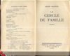 ANDRE MAUROIS ** LE CERCLE DE FAMILLE ** GRASSET - 2 - Thumbnail