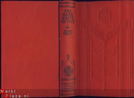 ZANE GREY**THE HASH KNIFE OUTFIT**HARDCOVER HODDER & STOUGHT - 2