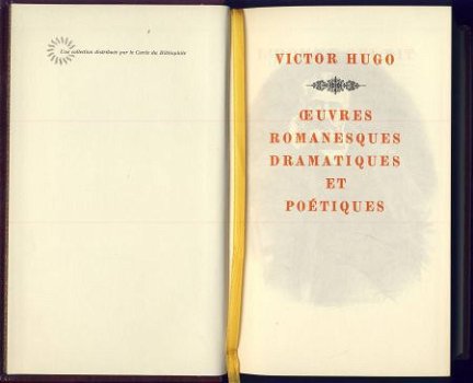 VICTOR HUGO**L'HOMME QUI RIT**OEUVRES ROMANESQUES N° 9** - 2