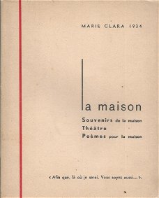 MARIE CLARA**LA TABLE 1934**SOUVENIRS DE LA MAISON**SOFTCOVER JAUNE**