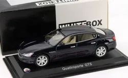 1:43 WhiteBox Maserati Quattroporte GTS 2013 Ixo WBS025 metallic donkerblauw