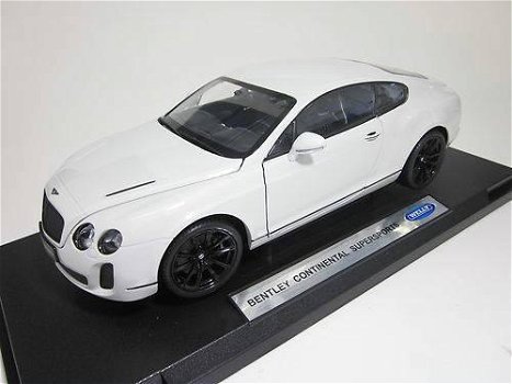 1:18 Welly Bentley Continental Supersports coupe wit - 2