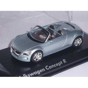 1:43 Norev VW Concept R silver 2003 Frankfurt Dealer Edition - 2