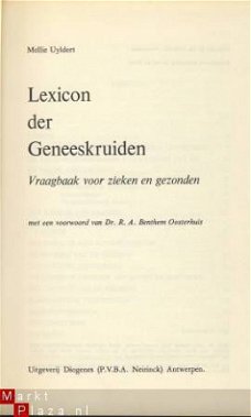 MELLIE UYLDERT **LEXICON DER GENEESKRUIDEN**