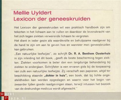 MELLIE UYLDERT **LEXICON DER GENEESKRUIDEN** - 3