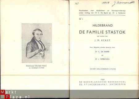 HILDEBRAND**DE FAMILIE STASTOK**DR.C. DE BAERE en DR. J. VER - 2