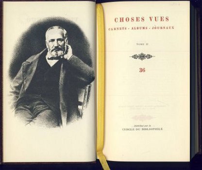 VICTOR HUGO**CHOSES VUES TOME II**OEUVRES ROMESQUES.**NR° 36 - 2