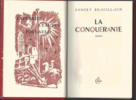 ROBERT BRASILLACH**LA CONQUERANTE**RELIURE EN SKY ROUGE** - 1