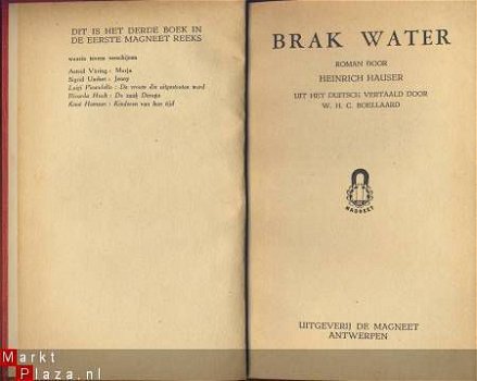 HEINRICH HAUSER**BRAK WATER**HARDCOVER DE MAGNEET - 2