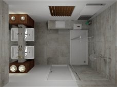 Sani-bouw, gratis 3D ontwerpen, complete badkamers, sanitair, tegels,