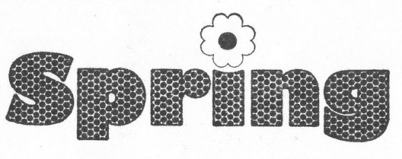 NIEUW cling stempel Spring Script van Unity Stamp - 1