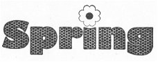 NIEUW cling stempel Spring Script van Unity Stamp