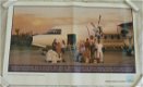 Poster / Affiche, Vliegtuig / Airplane, Fokker F-27, KLu, afm.: 63x39cm, jaren'90.(Nr.1) - 1 - Thumbnail