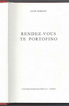 ASTER BERKHOF*RENDEZ-VOUS TE PORTOFINO*RODE*LINNEN HARDCOVER - 2