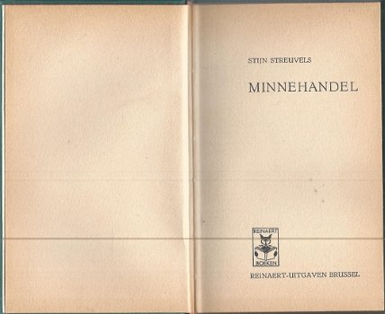 STIJN STREUVELS**MINNEHANDEL**GROENE REINAERT HARDCOVER** - 2