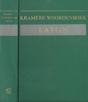 DR. J. W. FUCHS***KRAMERS **LATIJN **WOORDENBOEK**LATIJN NEDERLANDS**TEXTUUR LINNEN HARDCOVER BOEKBA - 1