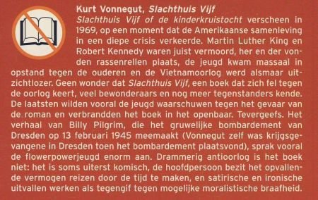 KURT VONNEGUT**SLACHTHUIS VIJF**DE VERBODEN BOEKEN**DE MORGE - 2