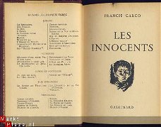 FRANCIS CARCO**LES INNOCENTS*GALLIMARD**