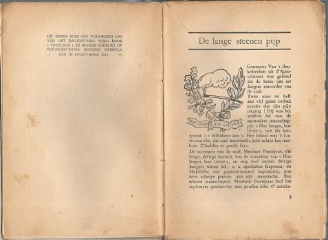 FELIX TIMMERMANS**PIJP EN TOEBAK**OUDE SOFTCOVER DAVIDSFONDS 1933** - 4