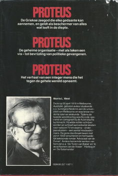 MORRIS L. WEST**PROTEUS**RODE TEXTUUR LINNEN HARECOVER**GOTTMER HAARLEM - 2