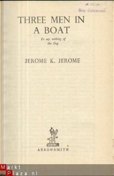 JEROME-K-JEROME ** THREE MEN IN A BOAT ** JEROME-K-JEROME