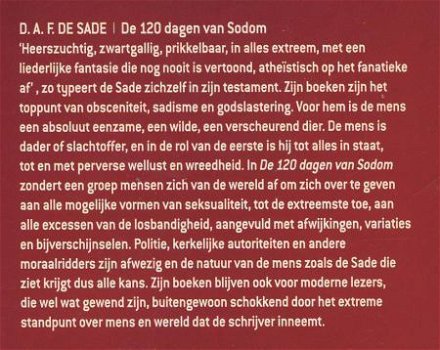 D.A.F. DE SADE**DE 120 DAGEN VAN SODOM*DE MORGEN*LIEFDE LUST - 2