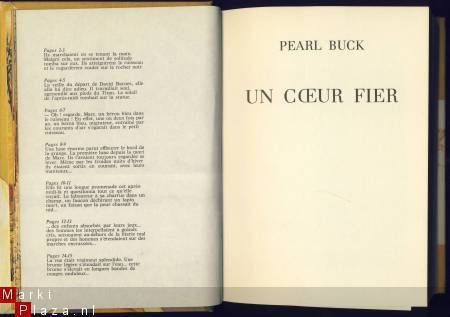 PEARL BUCK**UN COEUR FIER**LE MEILLEUR LIVRE DE LA FEMME - 3